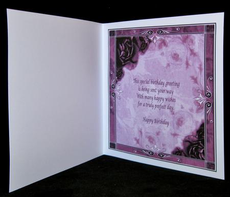 Pretty Flowers 8 x 8ins Insert by Suzi Cooper