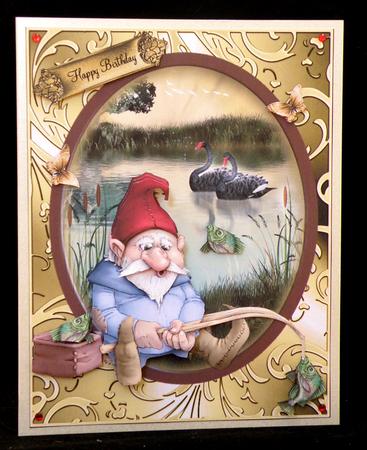 The Big Catch! Card Front Mini Kit by Suzi Cooper