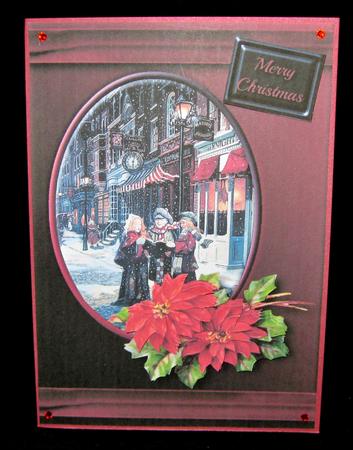 Children Singing at Christmas Quick Card by Suzi Cooper