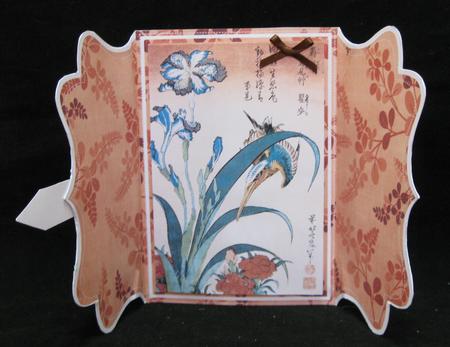 Oriental Iris Borange Buckle Bracket Mini Card Kit by Suzi Cooper