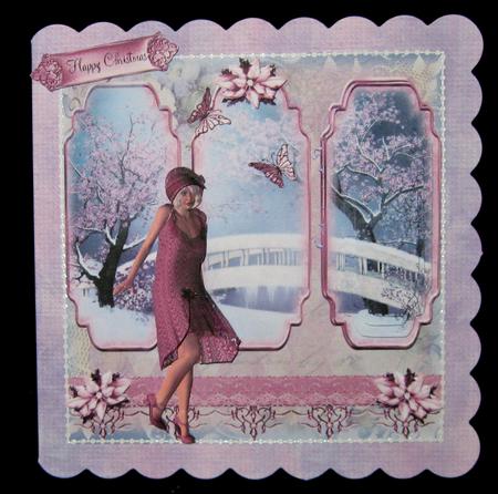1920's Dusky Pink Flapper Girl Mini Kit by Suzi Cooper
