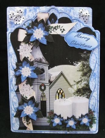 Christmas Church Shaped Card Mini Kit by Suzi Cooper