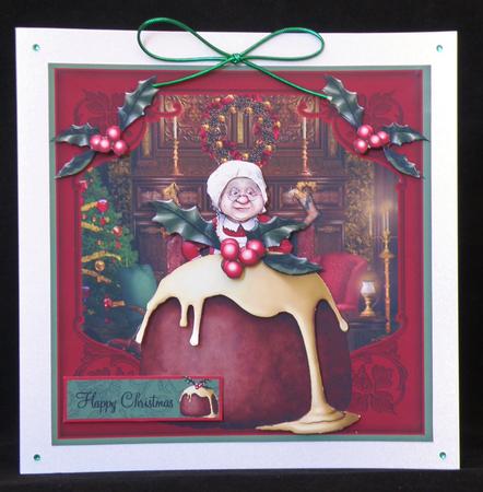 And That's the Pudding Done! Card Topper by Suzi Cooper