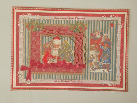 Santa's Visit Shaped Pyramid by Suzi Cooper