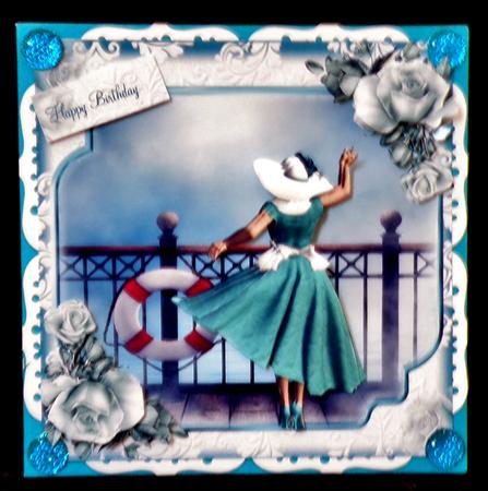 Vintage Style the Farewell Card Front by Suzi Cooper