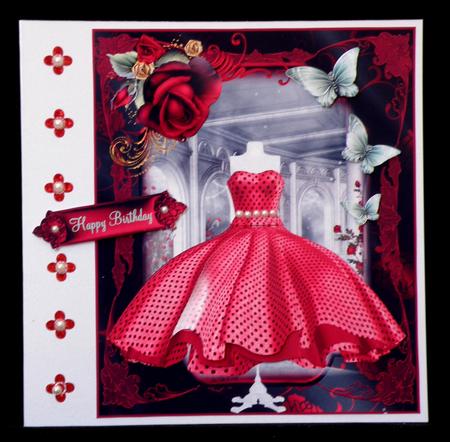 Beautiful Ruby Red Dress by Suzi Cooper