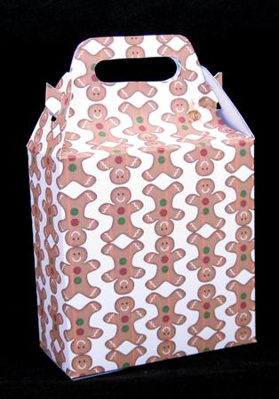 Gingerbread Man Backing Paper (white) by Suzi Cooper