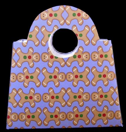 Gingerbread Man Backing Paper (lilac) by Suzi Cooper