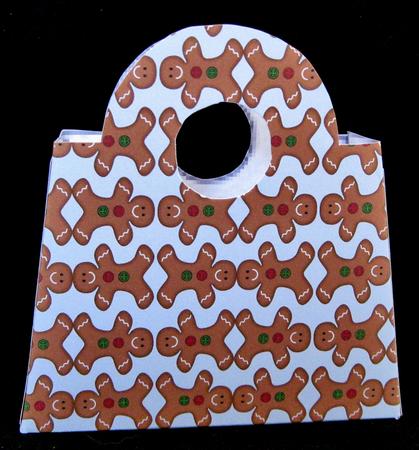 Gingerbread Man Backing Paper (light Blue) by Suzi Cooper