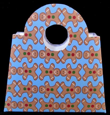 Gingerbread Man Backing Paper (cornflower Blue) by Suzi Cooper
