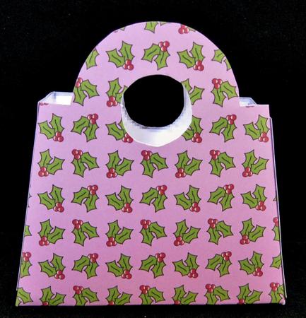 Christmas Holly Paper (pink) by Suzi Cooper