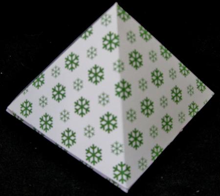 Green Snowflakes Background by Suzi Cooper