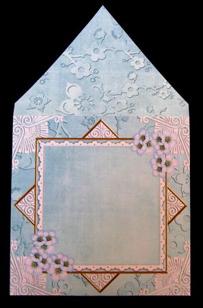 Teal Cherry Blossom 6inch Diamond Envelope Mini Kit by Suzi Cooper