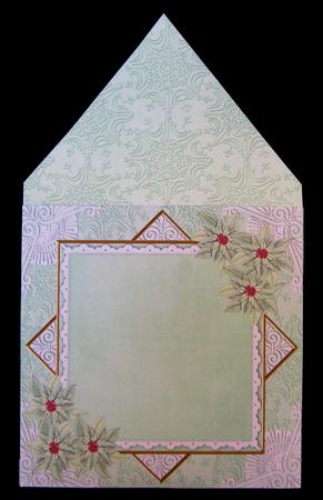 Mint Poinsettia 6inch Diamond Envelope Mini Kit by Suzi Cooper