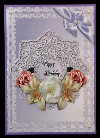Lace and Roses A5 by Suzi Cooper