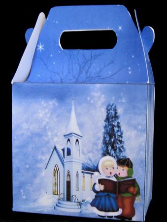Fancy Box Church Scene by Suzi Cooper