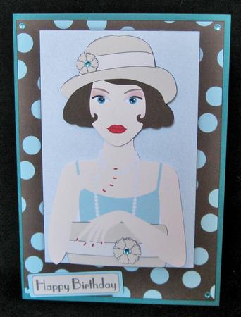 Art Deco Girl with Hat by Suzi Cooper