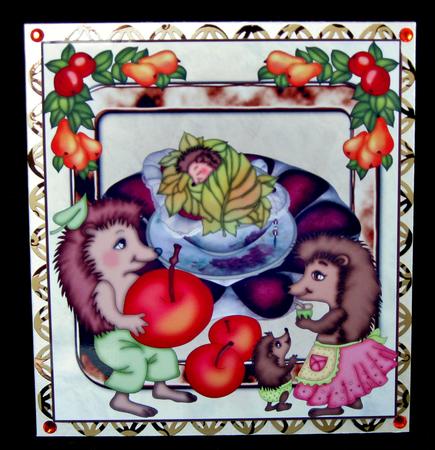 Homespun Family Card Topper & Insert & Verse by Suzi Cooper
