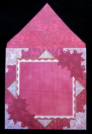 Window Red Poinsettia 6inch Diamond Envelope Mini Kit by Suzi Cooper