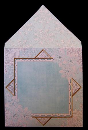 Snowbells Teal Poinsettia 6inch Diamond Envelope Mini Kit by Suzi Cooper