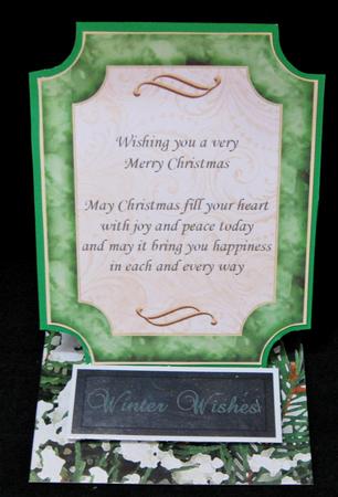 Christmas Plaques & Framed Verses in Green & Gold by Suzi Cooper