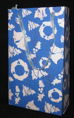 Blue and White Christmas Traditional Backing Paper by Suzi Cooper