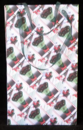 Red Christmas Background by Suzi Cooper