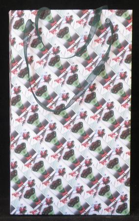 Green Christmas Background by Suzi Cooper
