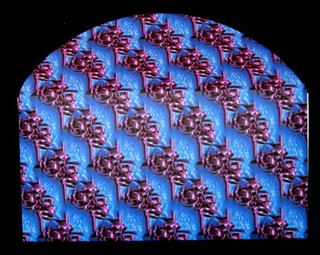 Purple Xmas Ribbon Background 2 by Suzi Cooper