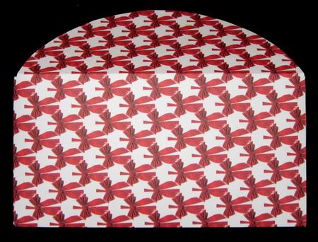 Xmas Bow Background 2 by Suzi Cooper