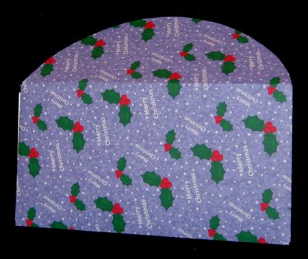 Merry Christmas with Holly Background 6 by Suzi Cooper