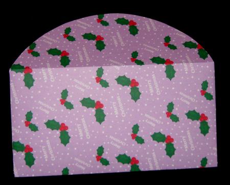 Merry Christmas with Holly Background 7 by Suzi Cooper