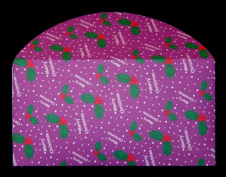Merry Christmas with Holly Background 8 by Suzi Cooper
