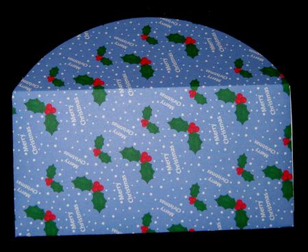 Merry Christmas with Holly Background 9 by Suzi Cooper