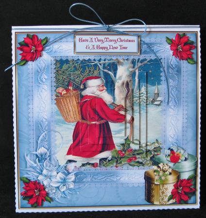 Christmas Winter Wonderland 8 x 8ins Mini Kit by Suzi Cooper