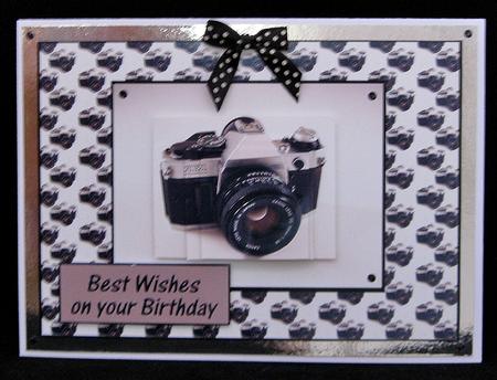 Camera Card Front by Suzi Cooper