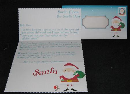 A Letter from Santa (unisex Nameless Blue) by Suzi Cooper