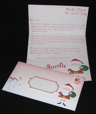 A Letter from Santa (unisex Nameless Pink) by Suzi Cooper