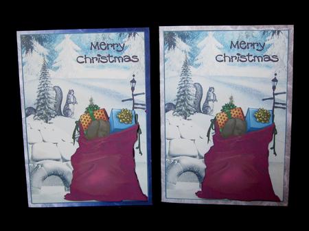 2 to a Page A6 Santas Sack by Suzi Cooper