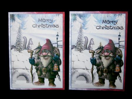 2 to a Page Quick A6 Cards Gnome by Suzi Cooper