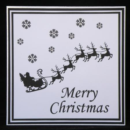Flying Through the Sky Black and White 8x8 Square Topper by Suzi Cooper