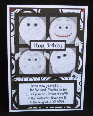 Get to Know Your Golfer A5 Novelty Card by Suzi Cooper