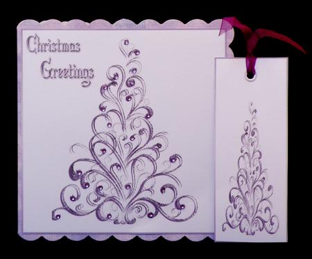 Glitter Tree Purple by Suzi Cooper