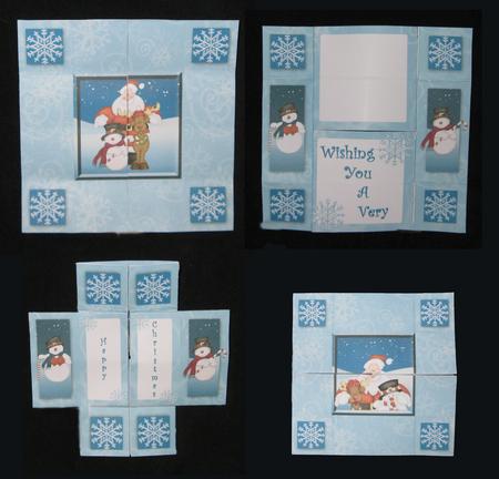 Santas Friends Never Ending Card Kit by Suzi Cooper