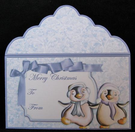 Dancing Penguins Christmas Money Wallet by Suzi Cooper
