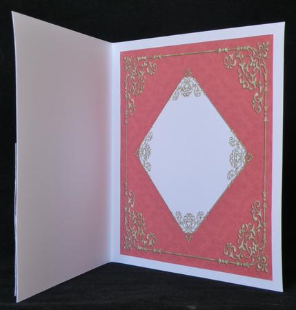 Fancy Frame 8x8 Blank Card Front - Bright Shade by Suzi Cooper