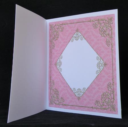 Fancy Frame 8x8 Blank Card Front - Bright Shade by Suzi Cooper