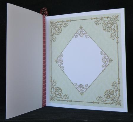 Fancy Frame 8x8 Blank Card Front - Bright Shade by Suzi Cooper