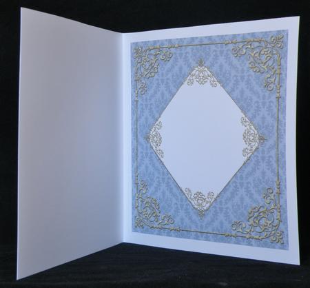 Fancy Frame 8x8 Blank Card Front - Bright Shade by Suzi Cooper