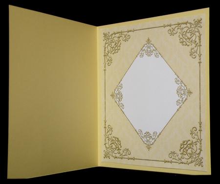 Fancy Frame 8x8 Blank Card Front - Rich Shade by Suzi Cooper